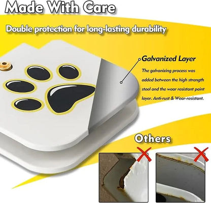 Dog Water Fountain Outdoor Drinking Water Toy for Large Dogs, Paw Activated Water Fountain, Sprinkler Step On, Fun Dog Toys，Includes 304 Stainless Steel Dog Hose