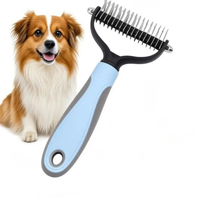 Pet Knotter Dog Grooming Hair Removal Pet Tools Hair Removal Comb Brush Double Sided Pet Supplies